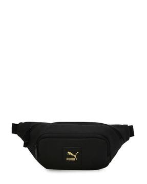 lv8 pu waist bag with zip closure