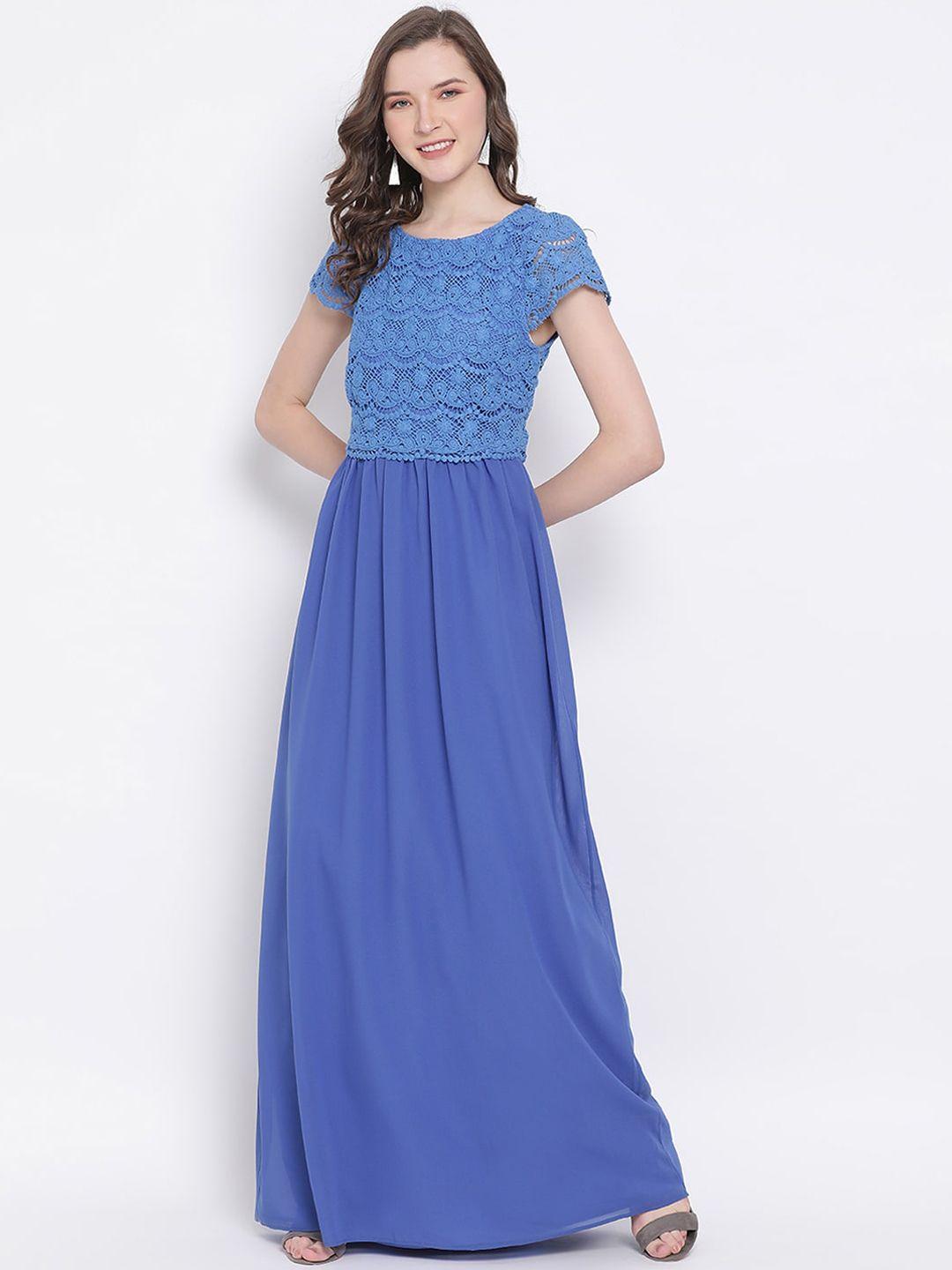 ly2 blue lace maxi dress