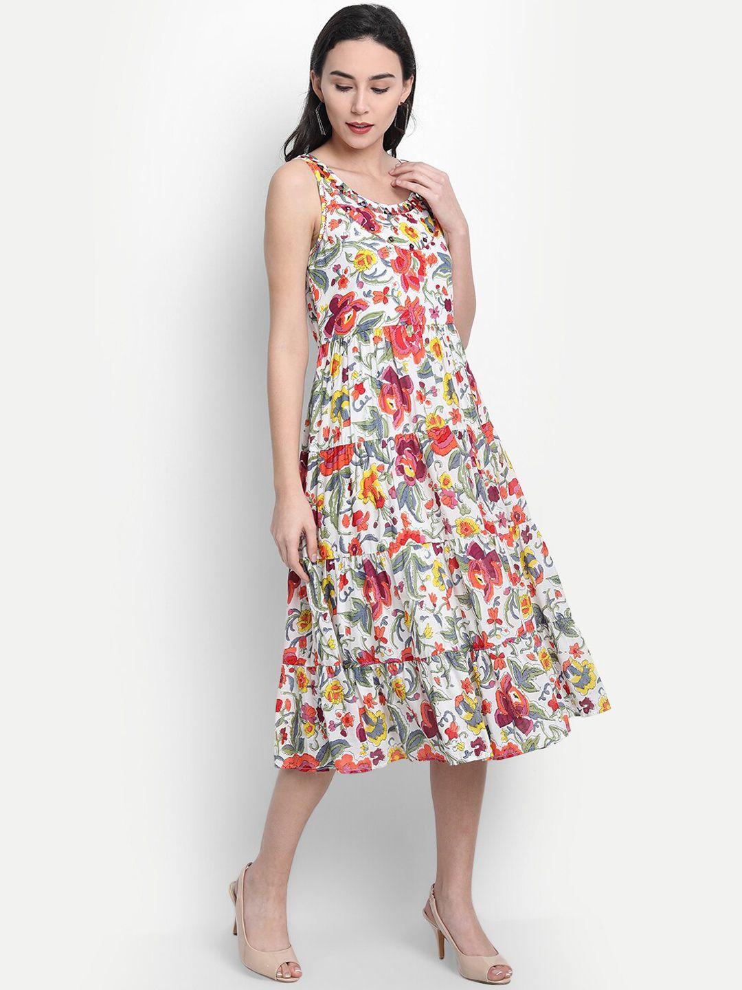 ly2 women multicoloured floral dress