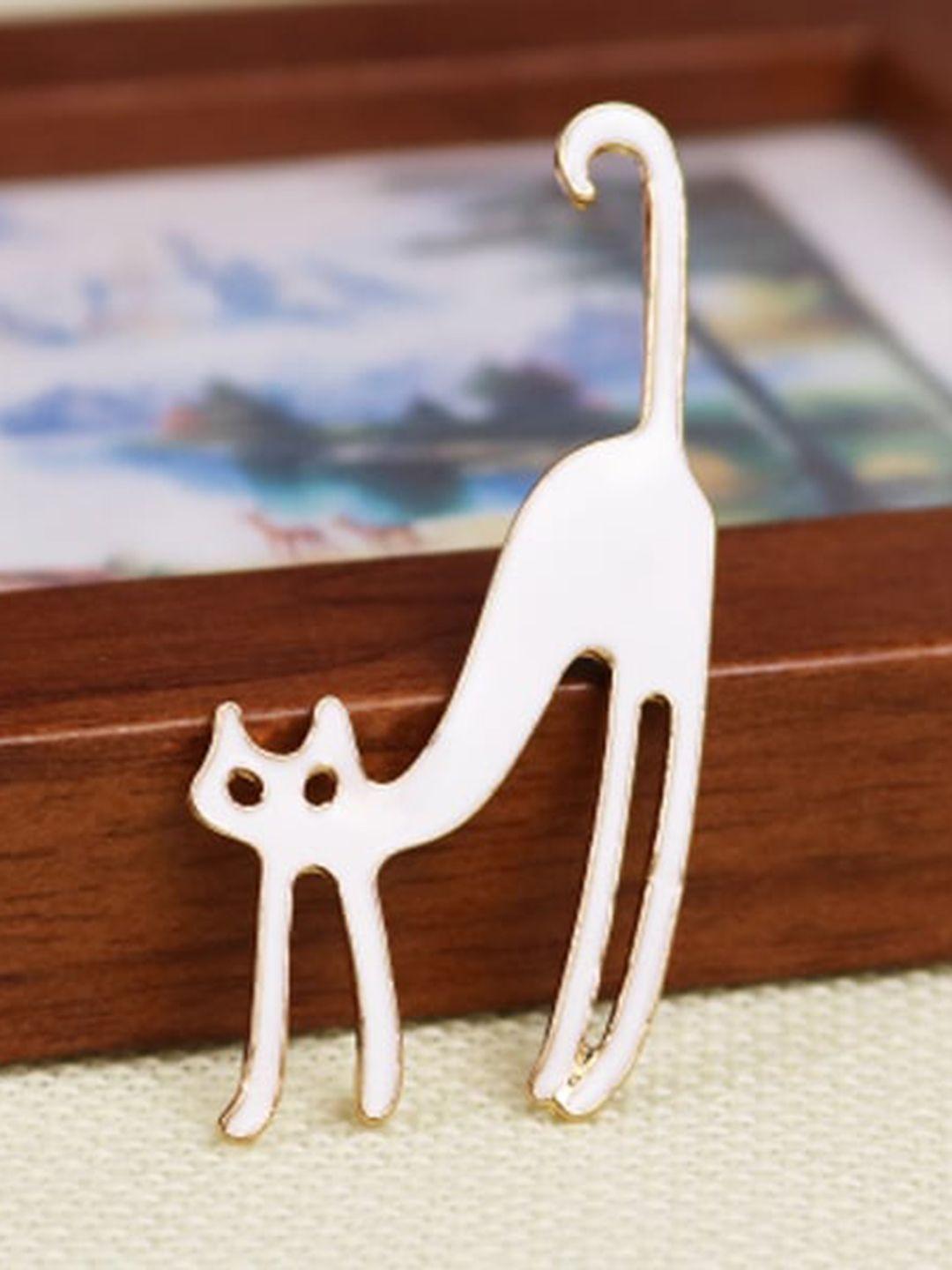 lyla women cat-charm minimal brooch