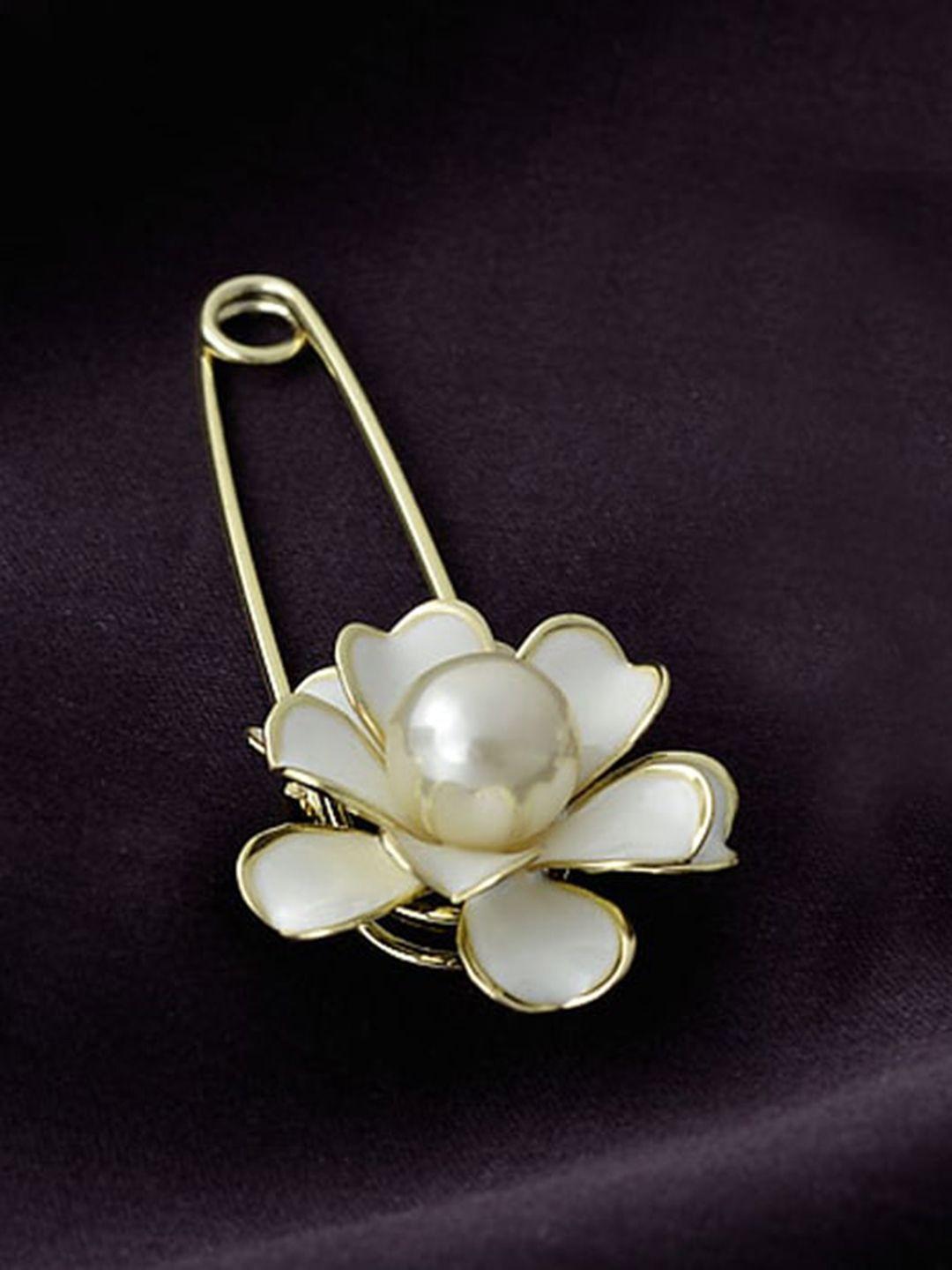 lyla women flower charm minimal brooch
