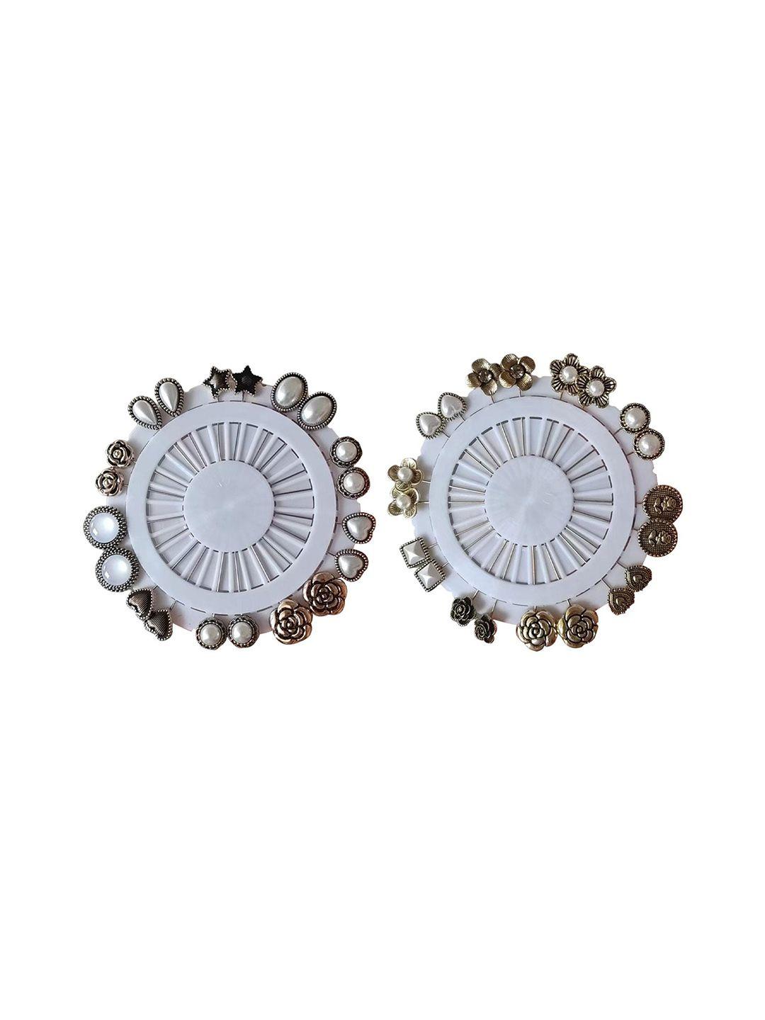 lyla women set of 20 minimal charm brooches