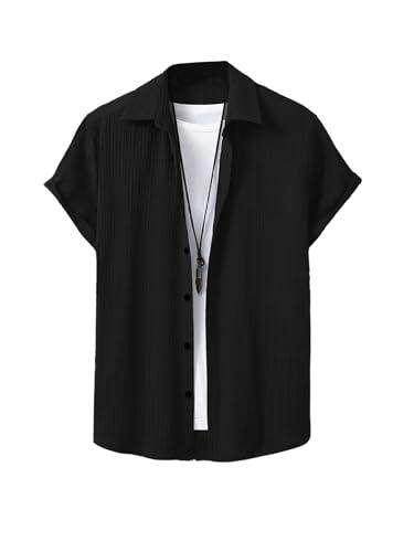 lymio casual shirt for men|| shirt for men|| men stylish shirt (s-kent) (m, black)