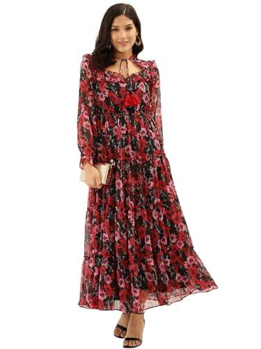 lymio dresses for women || western dresses for women || dress for women || dresses (694-699) (m, red)