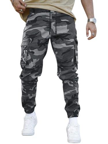 lymio men cargo || men cargo pants || men cargo pants cotton || cargos for men (army) (2xl, grey)