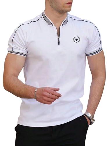 lymio men t-shirt || t-shirt for men || polo t shirt || t-shirt (polo-30-33) (s, white)