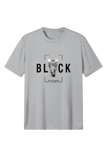 lymio men t-shirt || t-shirt for men || printed t shirt || t-shirt (b-black) (xl, grey)