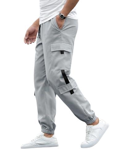 lymio track pant for men || track pants || plain track pant (track-06-08) (m, grey)