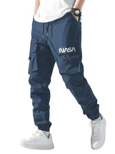 lymio track pant for men || track pants || plain track pant (track-09-11) (xl, navy blue)