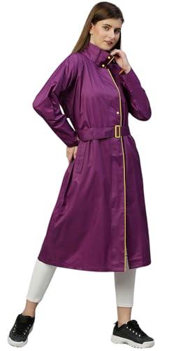 lymio women raincoat || raincoat set for women || raincoat for women (women raincoat) (l, purple)