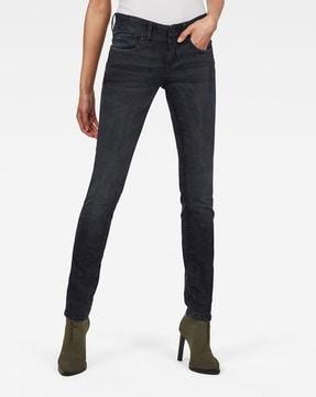 lynn mid-wash skinny jeans