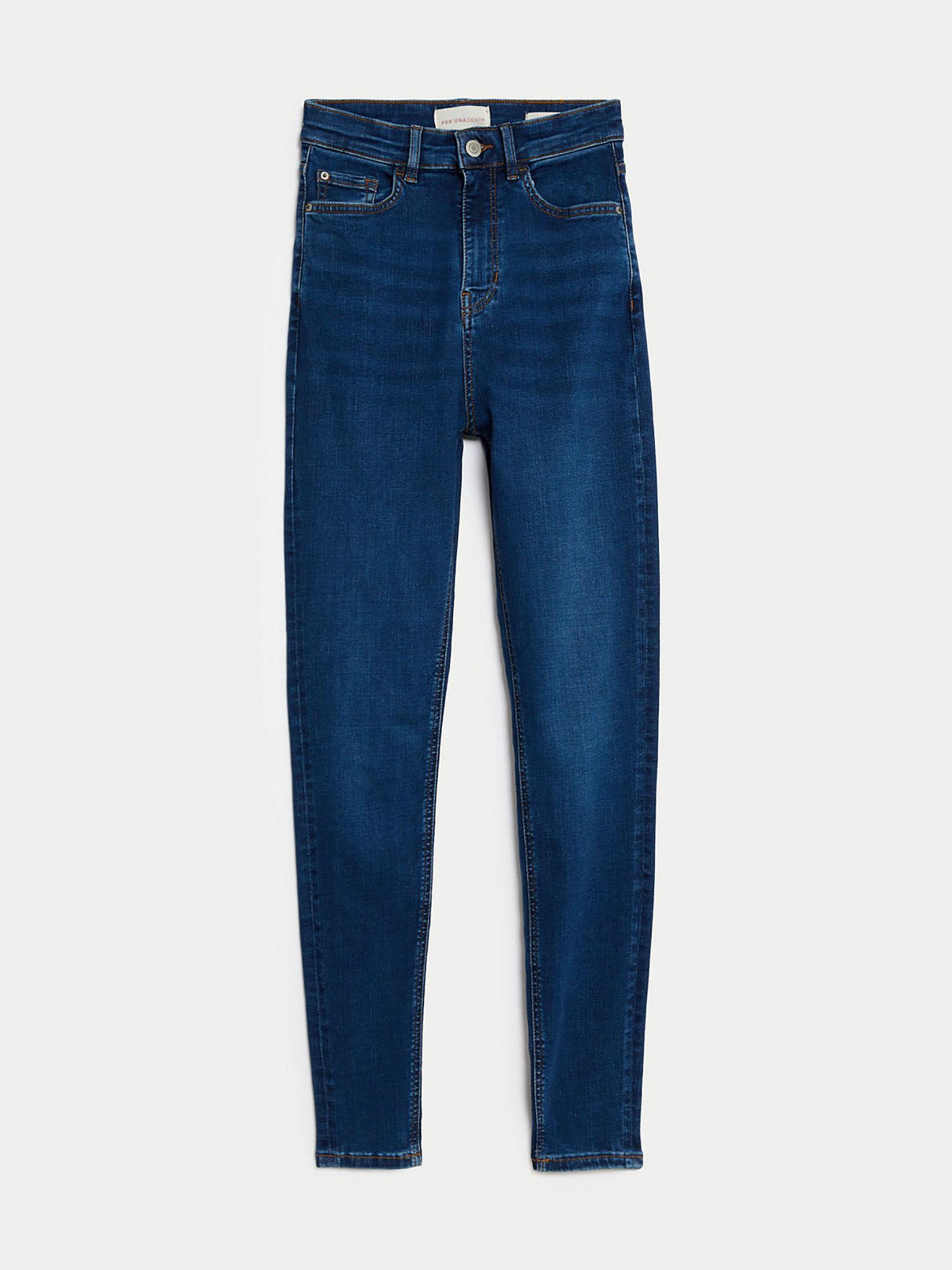 lyocell rich high waisted skinny jeans