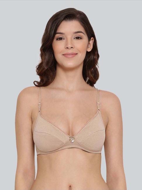 lyra tan cotton everyday bra