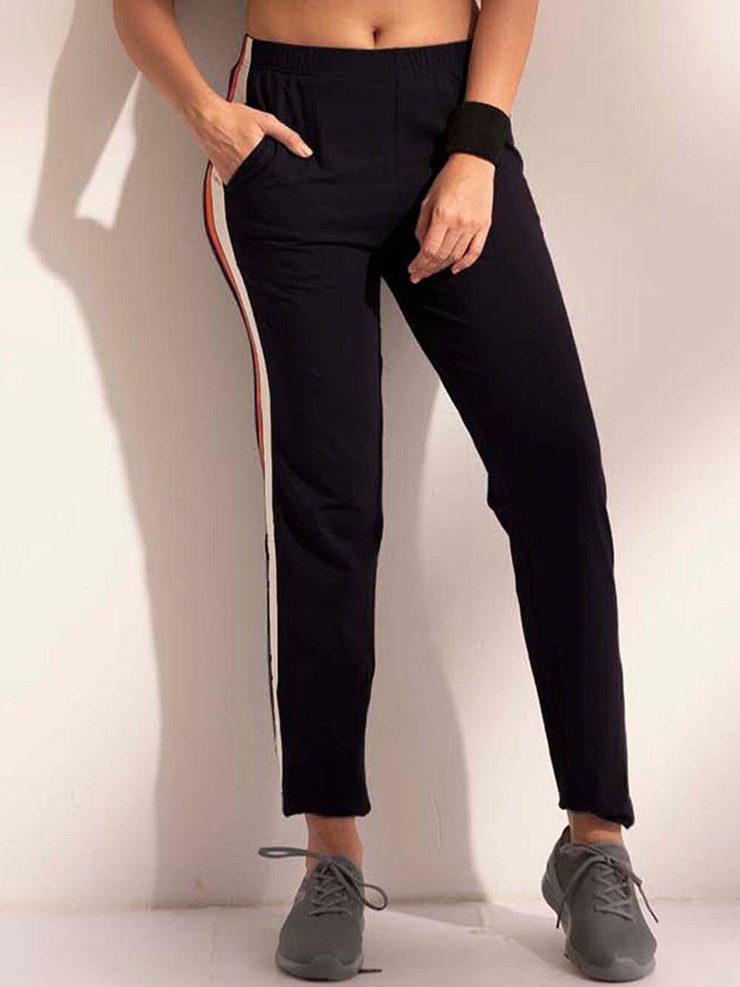 lyra women cotton relaxed fit track pants