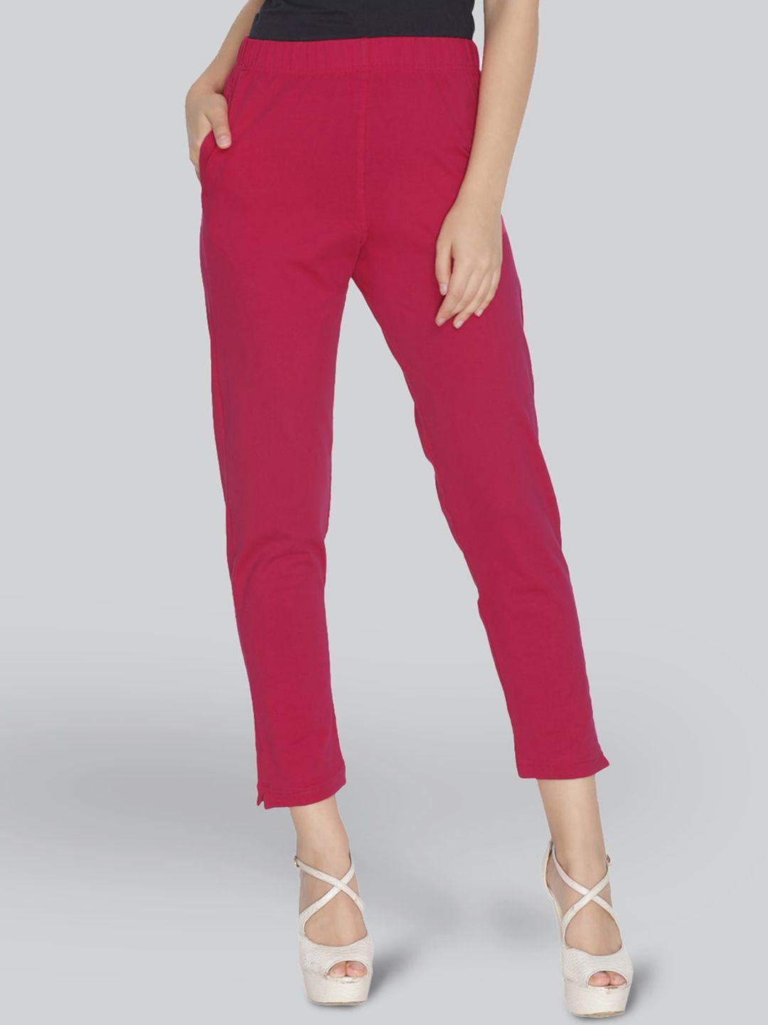 lyra women original mid-rise cotton trousers