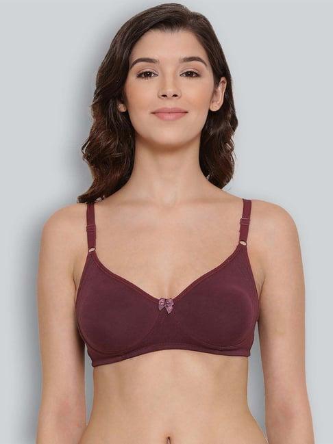 lyra brown cotton everyday bra