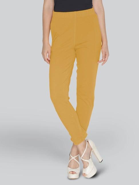 lyra golden cotton ankle length pants