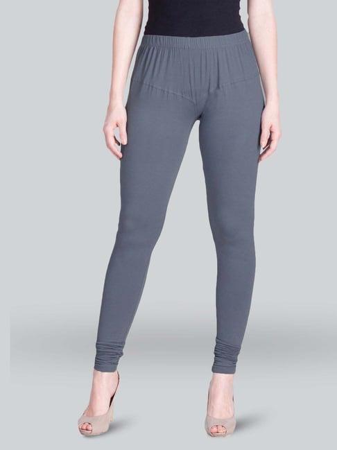 lyra grey cotton full length leggings