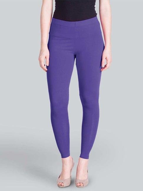 lyra lavender cotton ankle length leggings