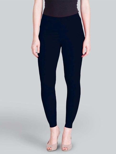 lyra navy cotton ankle length leggings