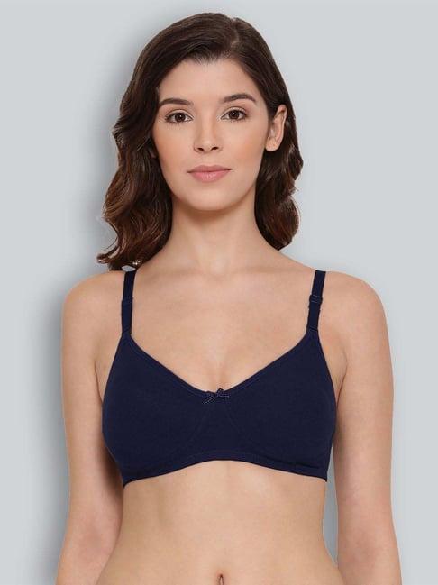 lyra navy cotton t-shirt bra