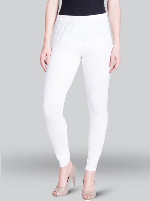 lyra off-white cotton full length leggings