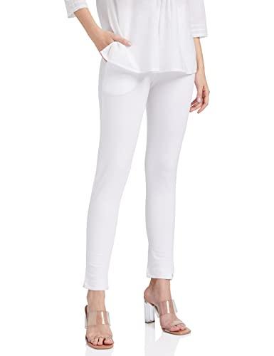 lyra women's slim fit pants (lyra_kurtipant_10_fs_1pc_white_one size_white)