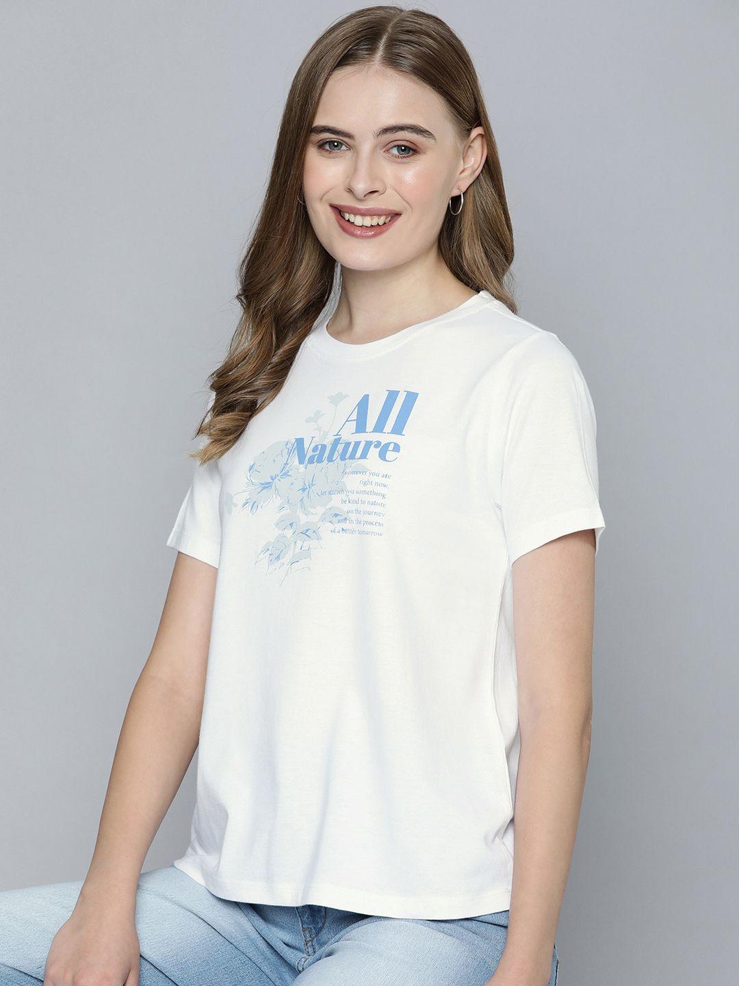 m&h our water graphic printed casual t-shirt