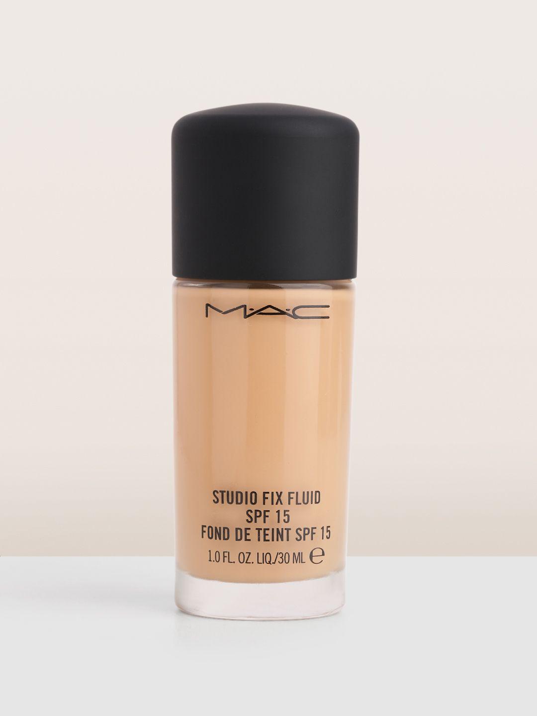 m.a.c studio fix fluid spf15 buildable full matte coverage foundation 30ml - nw 22