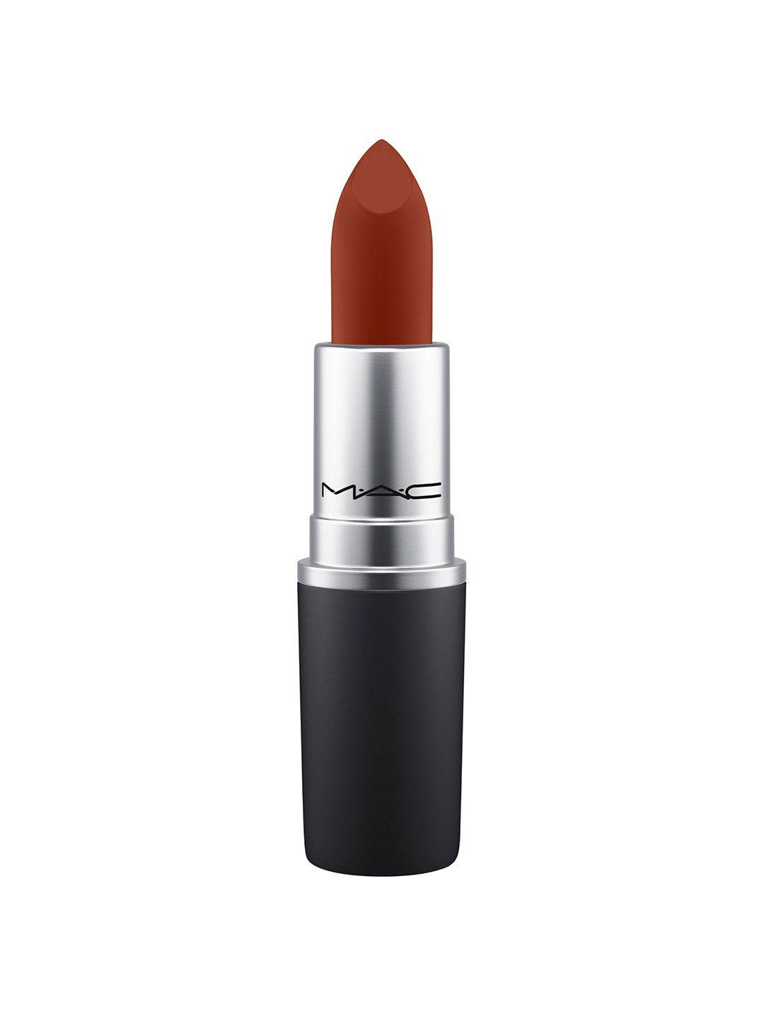 m.a.c powder kiss lightweight & hydrating lipstick - marrakesh-mere 925