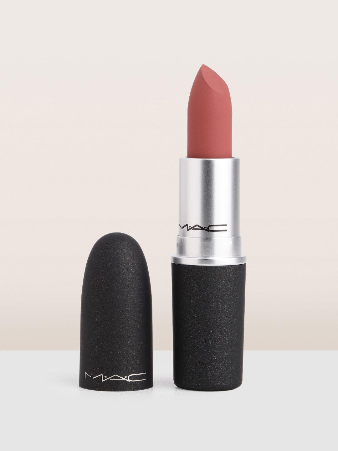 m.a.c powder kiss lightweight lipstick - brickthrough 930