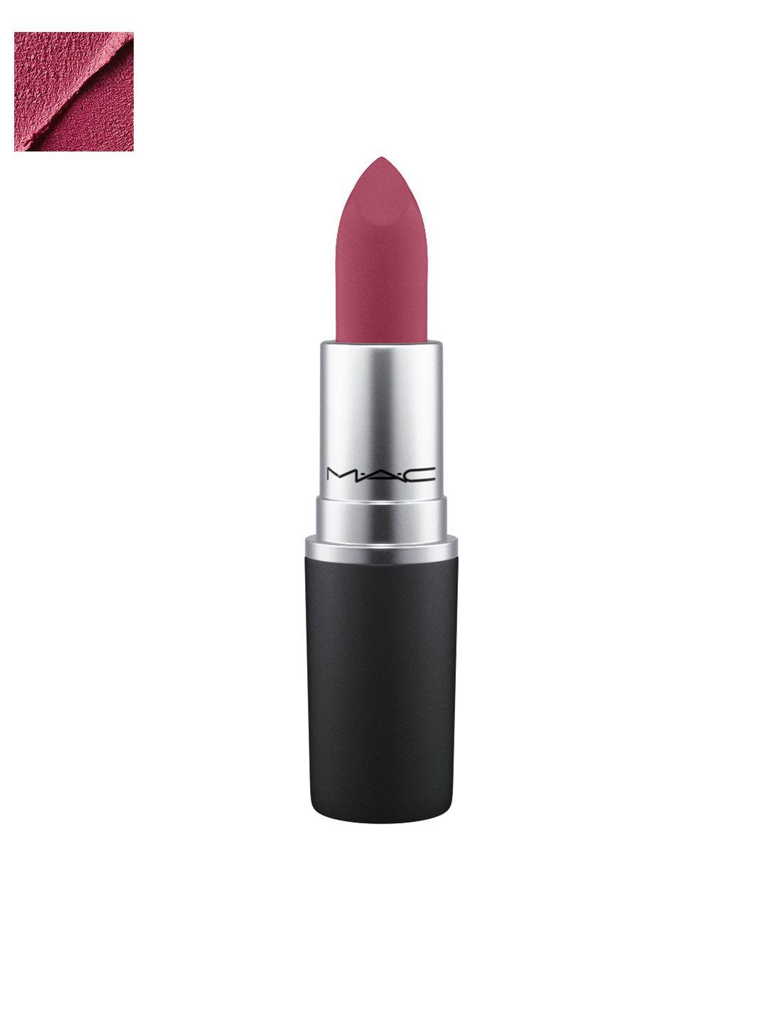 m.a.c powder kiss lipstick- burning love 305