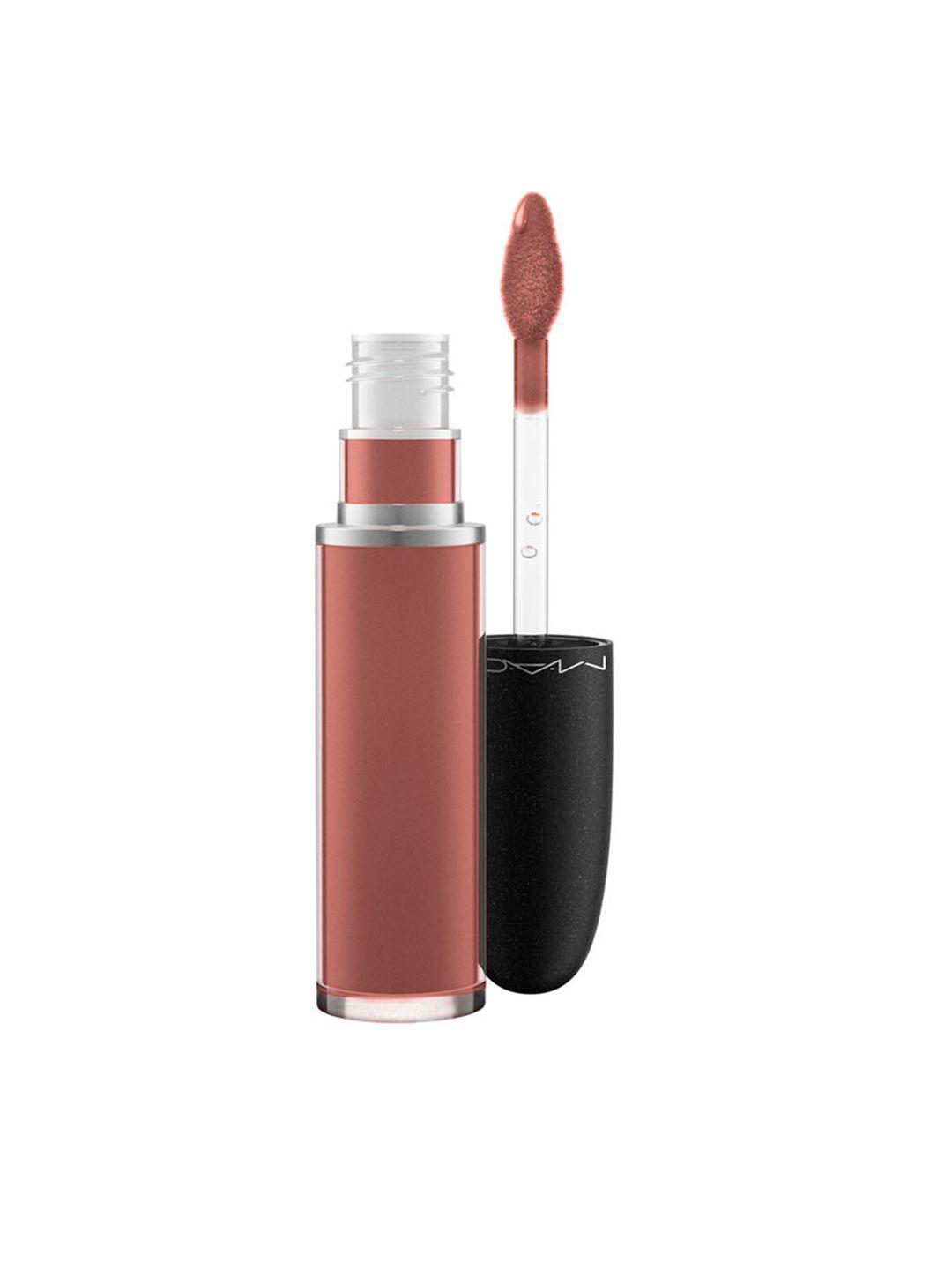 m.a.c retro matte liquid lip colour 5 ml - topped with brandy