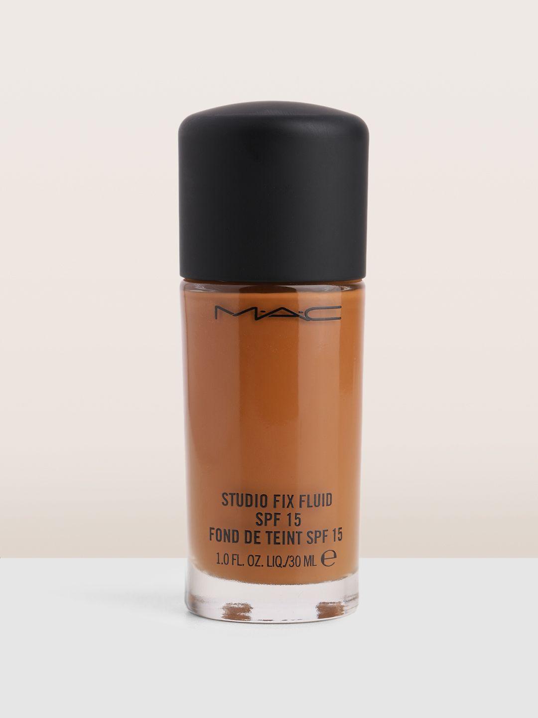 m.a.c studio fix fluid spf15 buildable full matte coverage foundation 30ml - nw 44