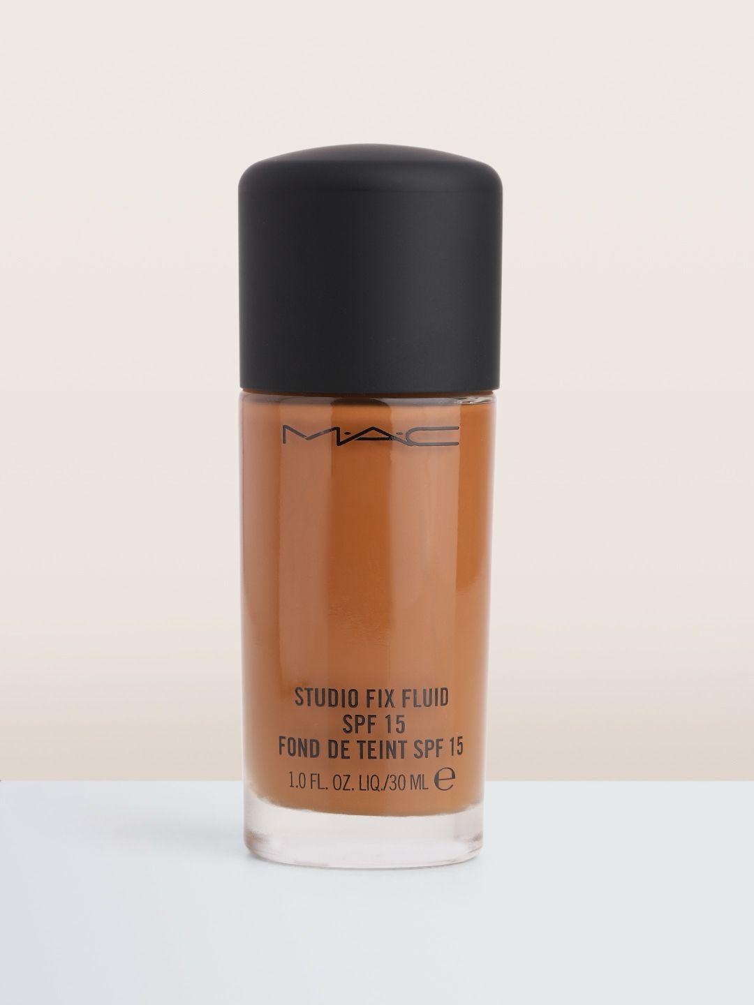 m.a.c studio fix fluid spf15 buildable full matte coverage foundation 30ml - nw 47