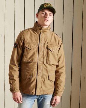 m65 borg lined hooded jacket