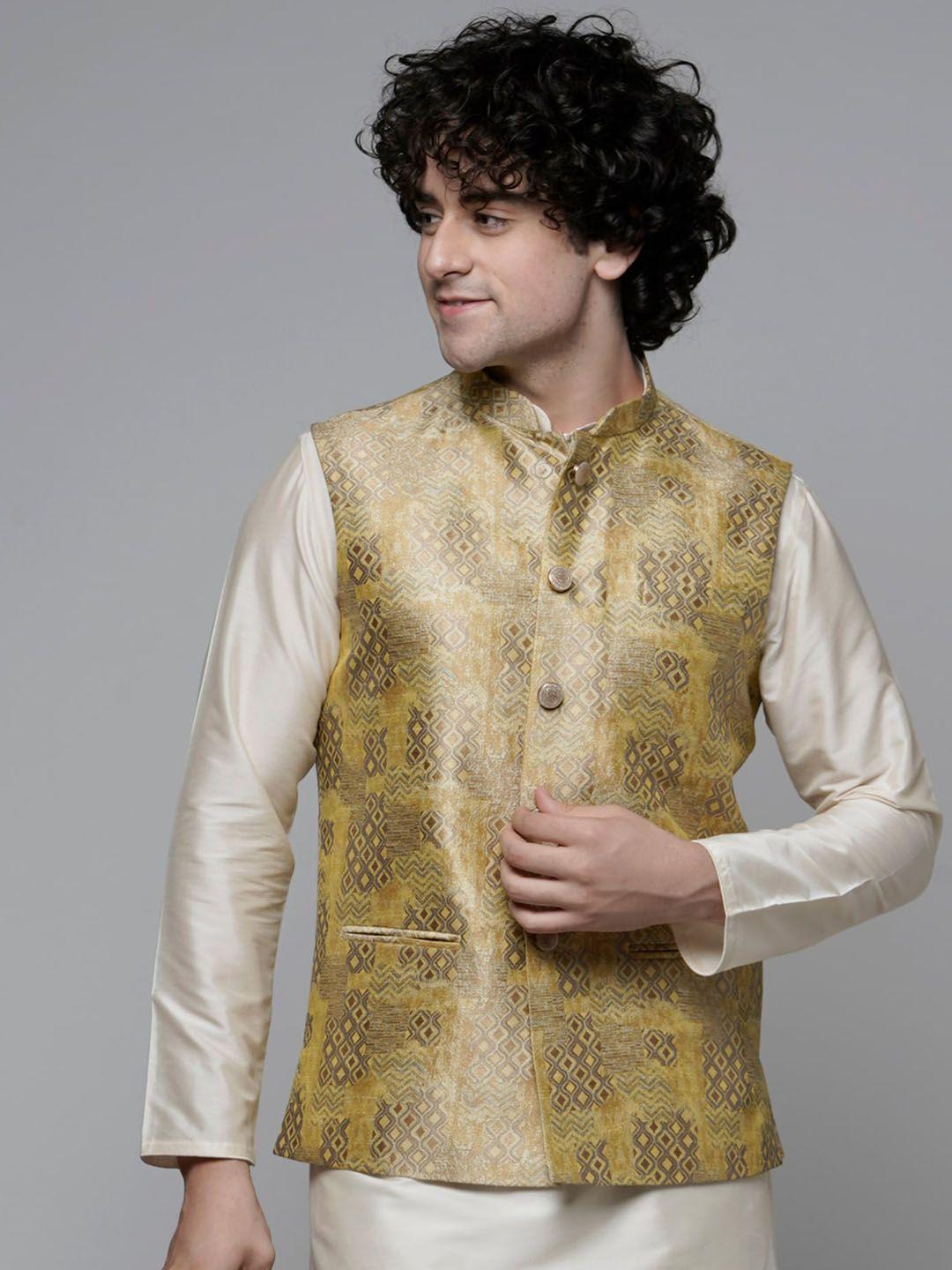 maahi-fabs-abstract-printed-woven-nehru-jacket