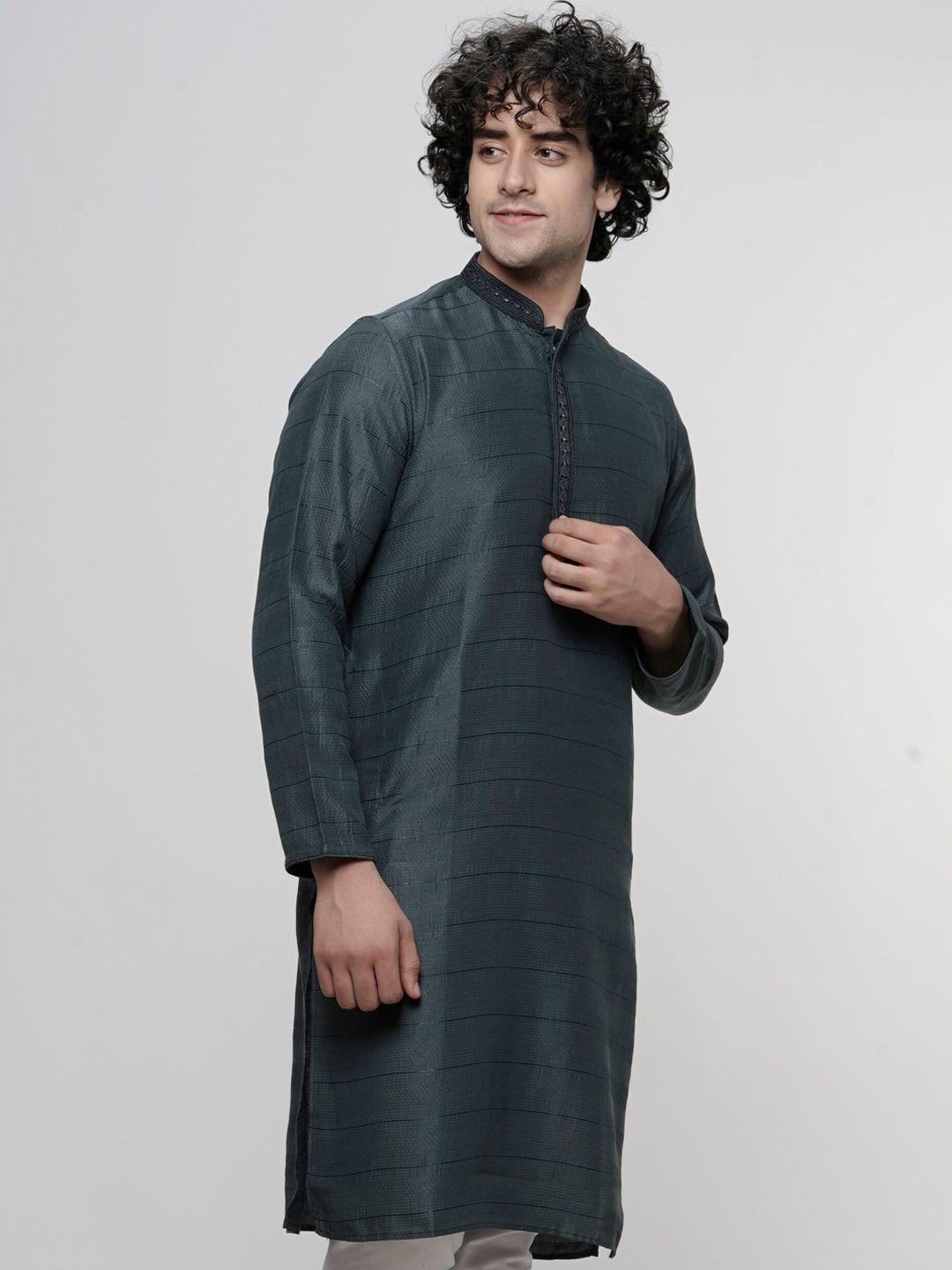 maahi fabs ethnic motifs embroidered cotton kurta