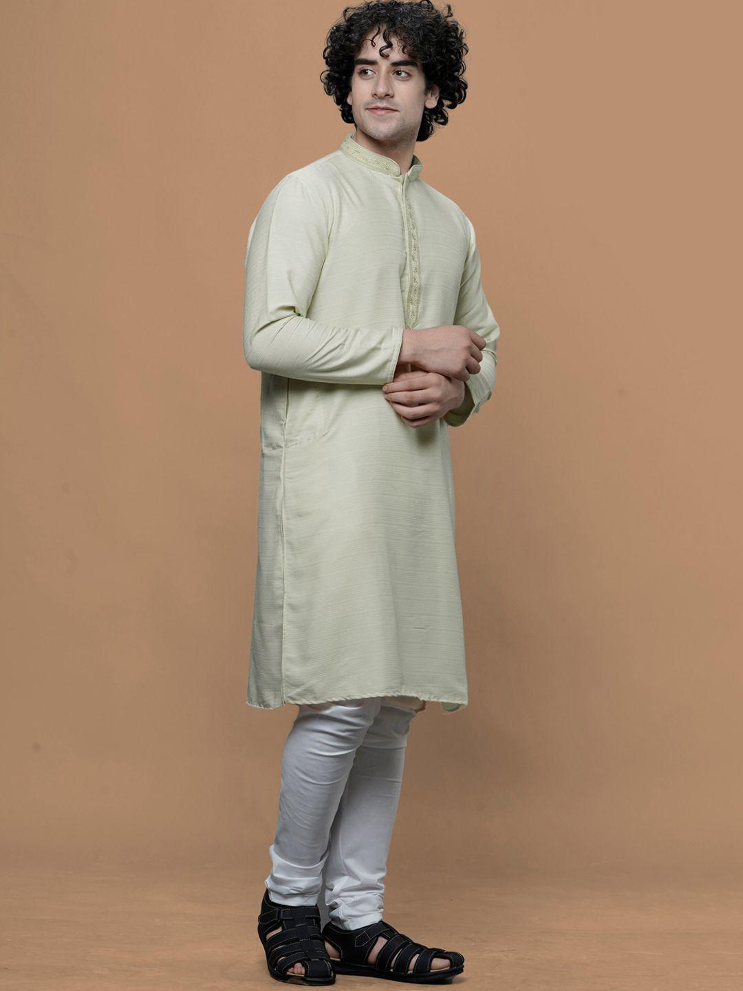 maahi fabs ethnic motifs woven design thread work cotton kurta