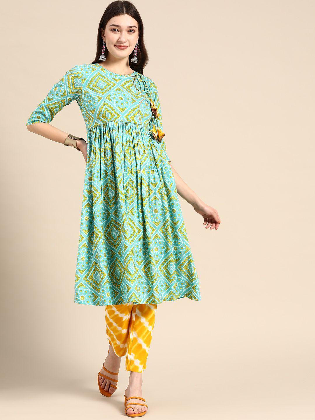 mabish by sonal jain women kurta & trousers