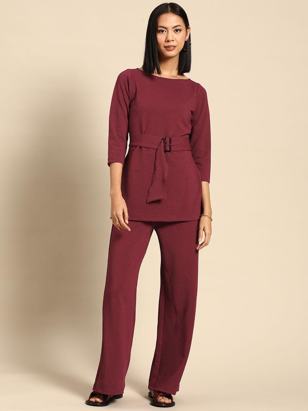 mabish by sonal jain women sweatshirt with trousers