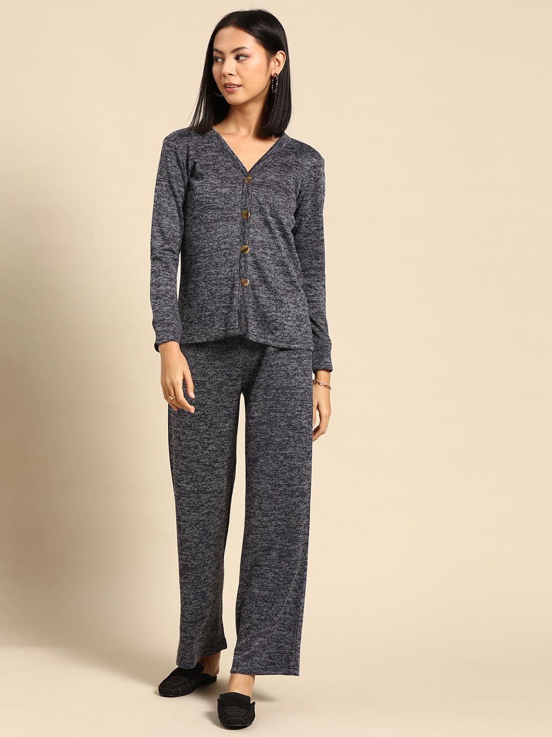 mabish by sonal jain women sweatshirt with trousers