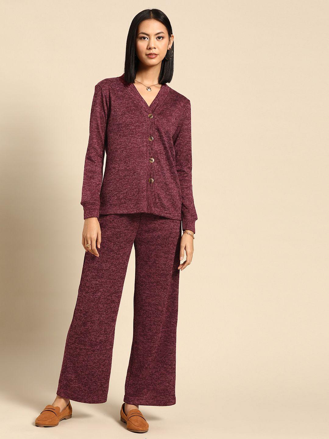 mabish by sonal jain women sweatshirt with trousers