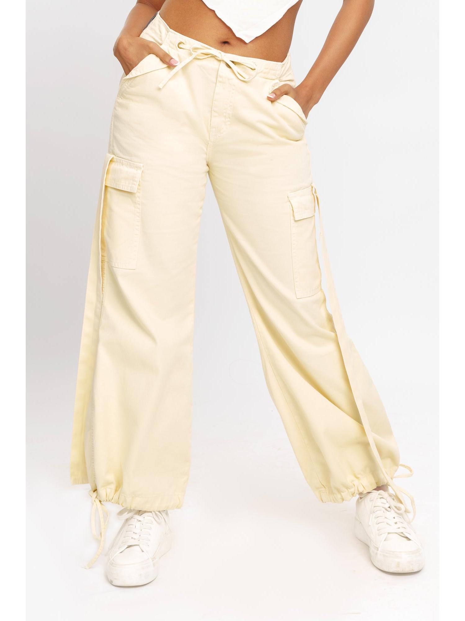 macaroon low waist pants