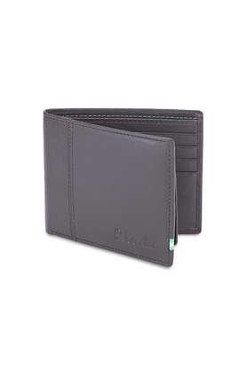 mace leather casual passcase wallet - dark brown