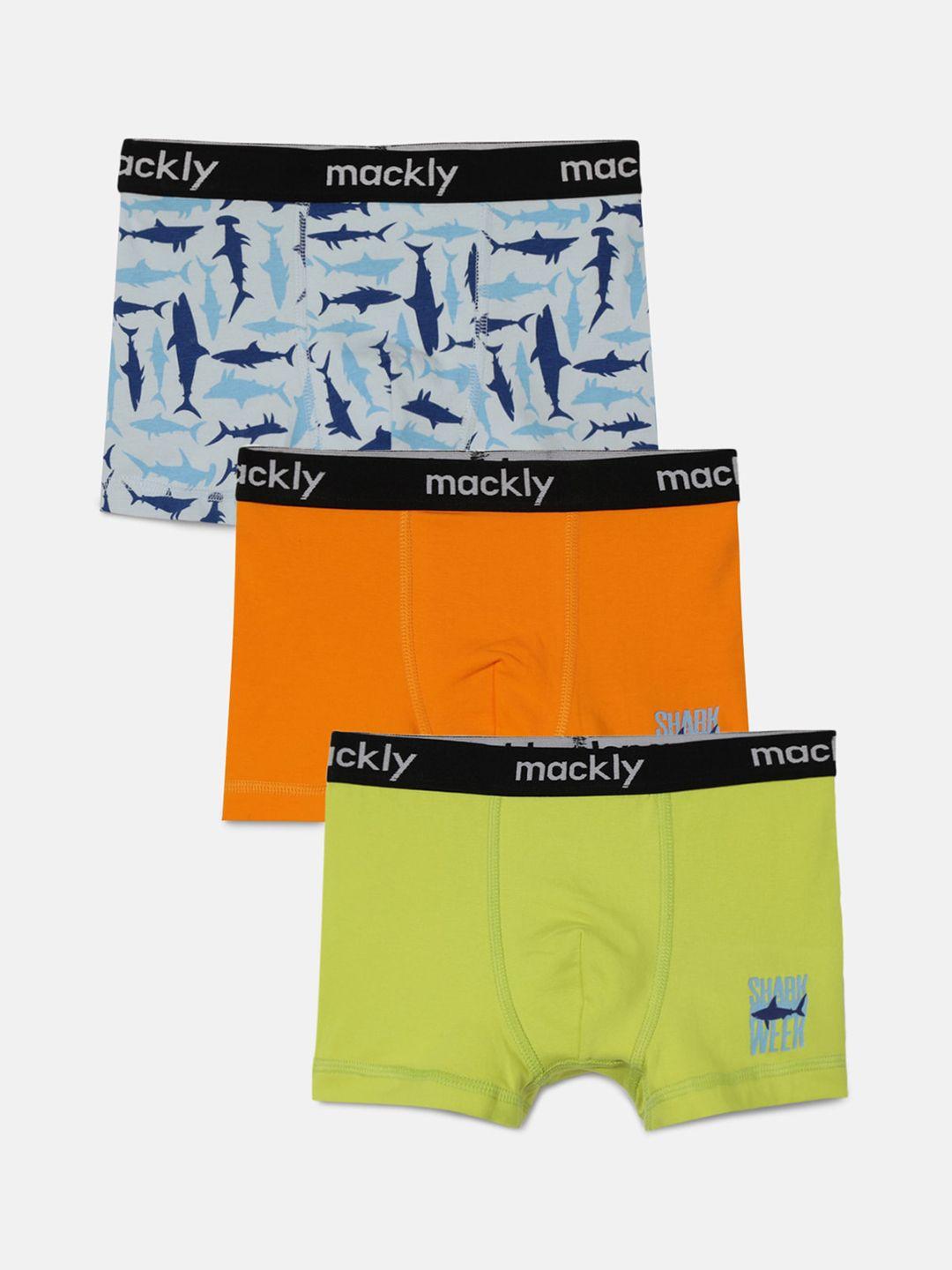 mackly boys pack of 3 trunks