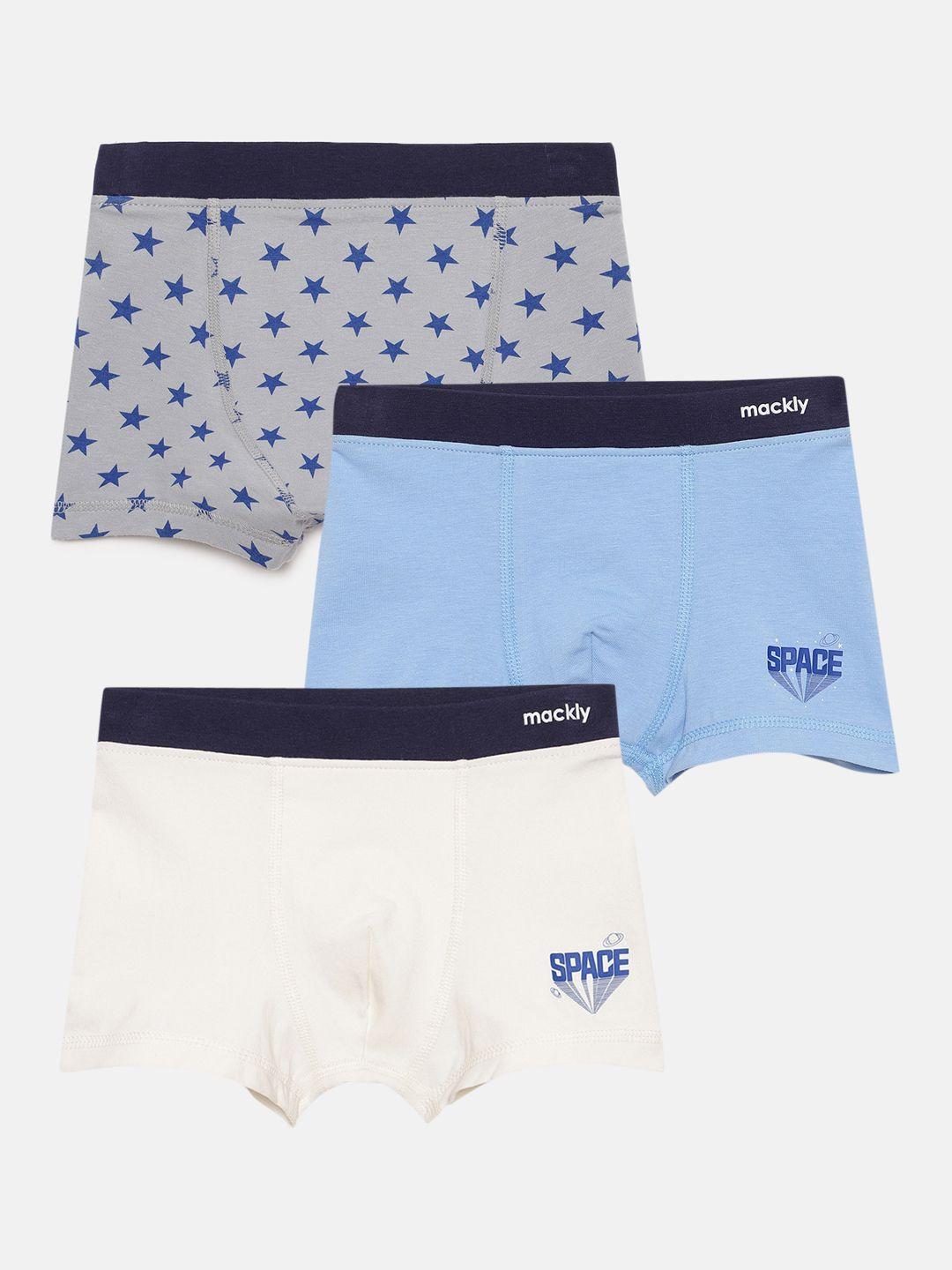 mackly boys pack of 3 trunks