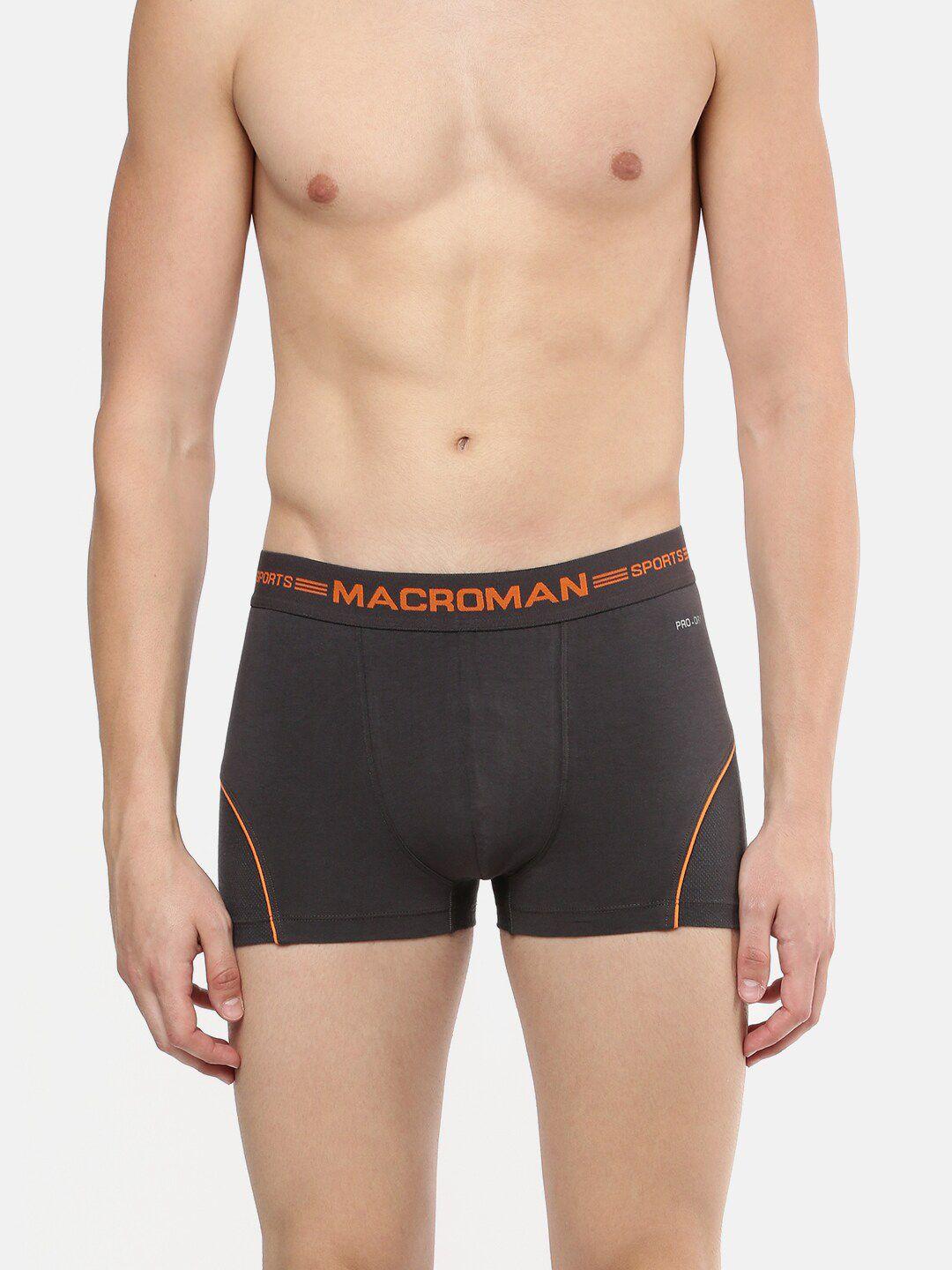 macroman m-series men long lasting comfort cotton sports trunk