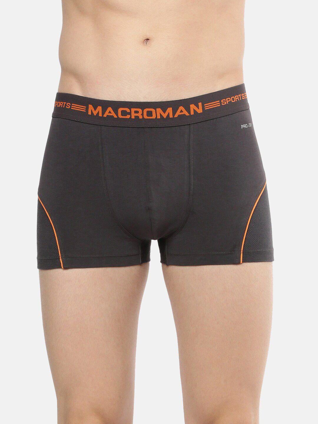 macroman m-series men moisture wicking cotton sports trunk