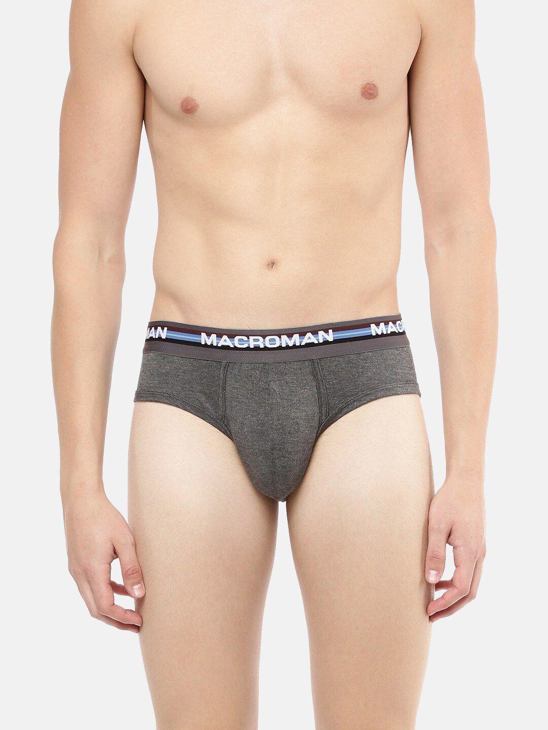 macroman m-series men cotton basic briefs